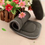 Paquet de 12 inserts de couches lavables en bambou de charbon de bois doux et réutilisables de 5 couches, ... Paquet de 12 inserts de couches lavables en bambou de charbon de bois doux et réutilisables de 5 couches, ...