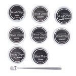 Paquet de 8 copeaux de bois pour fumoir  cocktail 7 saveurs pomme naturelle noix de pcan chne cerise ...