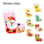 Paquet de chaussettes de no�l artisanales, paquet de mat�riel, capacit� a la main, porte de maison, bricolage, ...