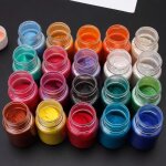 Paquet de pigments nacrés en poudre de mica, 1 @ #10 grammes de pigment nacré, sans danger pour la peau ... Paquet de pigments nacrés en poudre de mica, 1 @ #10 grammes de pigment nacré, sans danger pour la peau ...
