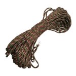 Paracorde 550, 31m, 100 pieds, 4mm, noir, equipement de camping, kit de survie
