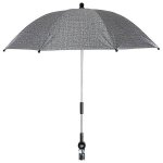 Parapluie rglable pour poussette, protection contre le soleil et la pluie ¿ gris, durable, flexible, ...