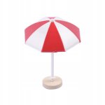 Parasol de plage miniature 9 pièces rouge + l Parasol de plage miniature 9 pièces rouge + l