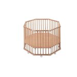 Parc b�b� octogonal basile vernis naturel 104x104x68