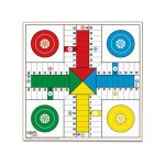 Parchisi et jeu d'échecs plateau en bois 33x33 cm. cayro t - 136 Parchisi et jeu d'échecs plateau en bois 33x33 cm. cayro t - 136