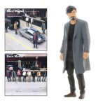 Pardessus de diorama miniature echelle 1:64, figurine, costumes, poup�e mod�le, construction de rue, ...