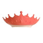 Pare - baignoire pour enfants, couronne - rose