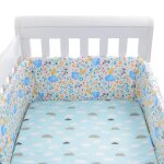 Pare - choc epais et pliant de 2m pour bb, barrire de lit de berceau souple, coussin en coton pur ...