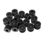 Pare - chocs de remplacement en caoutchouc pour table de baby - foot, de couleur noire, pour 1. 2m ou ...