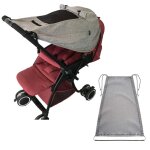 Pare soleil pour poussette de bb, impermable upf 50 + anti uv, protection solaire, auvent pour bbs, ...