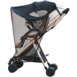 Pare - soleil universel pour poussette avec moustiquaire (noir), moustiquaire, pare - soleil pour poussette ...