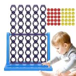 Parent - child interaction puzzle board game four in a row rotating line up 4 classic family toy for ... Parent - child interaction puzzle board game four in a row rotating line up 4 classic family toy for ...
