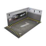 Mod�le de parking de voiture en pvc echelle 1:32, sc�ne de garage, vitrine modifi�e, d�coration de table ...
