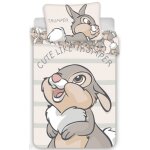 Parure housse de couette + taie   pan pan de bambi  - 100 x 155 cm