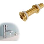 Passe paroi, g1 / 2 laiton raccord de rservoir d'eau en laiton, raccord pour citerne d'eau de pluie ...