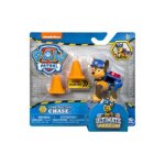 Pat patrouille ultimate rescue construction : chien chase sac a dos transformable + 2 plots - figurine ...