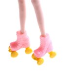 Patins a roulettes pour poupes, 2 paires, jouet dcoratif pour enfants filles, accessoires, cadeau pour ...