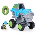 Paw patrol la pat' patrouille - vehicule + figurine deluxe rex dino rescue - coffret v�hicule deluxe ...