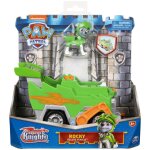 Paw patrol vehicule + figurine rocky rescue knights la pat' patrouille