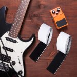 Pdale de guitare electrique 2 pices, bloc de bande adhsive longueur 2m largeur 2. 5cm accessoires ...