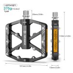 Pédales de vélo pédales de vélo en alliage d'aluminium avec réflecteurs pédales de vtt plate - forme ... Pédales de vélo pédales de vélo en alliage d'aluminium avec réflecteurs pédales de vtt plate - forme ...
