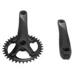 Pdalier de vlo en alliage d'aluminium 36t, roue  chane 104bcd  trou carr pour le cyclisme en montagne ...