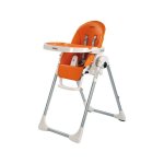 Peg perego chaise haute zero3 - coloris orange uni