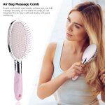 Peigne antistatique avec poigne magique, brosse a cheveux dmlante, masseur, poigne en bois, outil ...