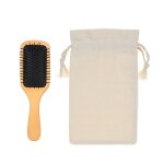 Peigne brosse a cheveux carr� coussin d'air, peigne en bois spa massage inserts en bois naturel peignes ...