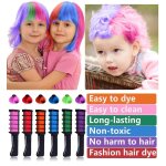 Peigne de coloration temporaire pour cheveux, ensemble de 10 couleurs, pour coloration, cosplay, lavable, ... Peigne de coloration temporaire pour cheveux, ensemble de 10 couleurs, pour coloration, cosplay, lavable, ...