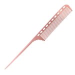 Peigne double face pour queue de cheveux, brosse pour salon de coiffure a domicile