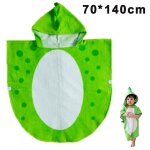 Peignoir de bain a capuche en coton doux pour enfants de 0 a 6 ans - pour la plage et le bain, motif ...