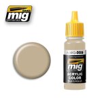 Peinture mig jimenez authentique colors a. mig - 0009 ral 7027 sandgrau - mig jimenez