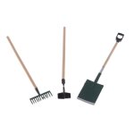 Pelle miniature, rteau a houe, piscine de jardin 1:12, mini ensemble d'outils de jardinage pour maison ...