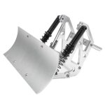 Pelle a neige en m�tal, lame de voiture rc, pelle a neige pour 1 / 10 rc chenille traxxas trx4 trx6 axial ...