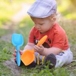Pelle de plage pour enfants, jeu de sable, outils de neige, bord de mer d'et, pelle de sable, jouets ...