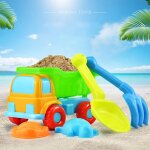 Pelle de plage pour enfants, kit de moules animaux, bac a sable de jardin, piscine, stockage de jouets, ...