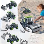 Pelle a t�te de creusement en alliage, v�hicule de construction, chariot el�vateur, rouleau de route, ...