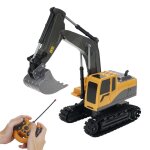 Pelleteuse rc 6 canaux 1:24 2. 4g, jouet rtr en alliage de voiture et plastique, cadeau de nol pour ...