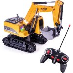 Pelleteuse tlcommande, pelleteuse tracteur enfant camion jouet 6 canaux echelle 1:24 pelle mcanique ...