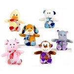Peluche de 24cm avec son echarpe - doudou - jouet - fille / garon - l'unit / model alatoire - ours ...
