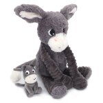 Peluche �ne maman et son b�b� gris
