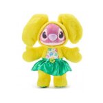 Peluche angele en jupe verte avec fleur jaune 35 cm - set doudou enfant collection dinsey stitch + carte ...