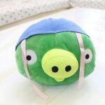 Peluche angry bird de dessin anime, douce et confortable, douce pour la peau, ideale pour les enfants, ...