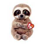 Peluche beanie bellies silas le paresseux - marron