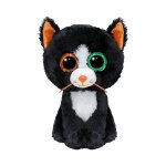Peluche beanie boo's 15 cm luna le chat noir - noir