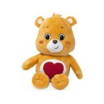 Peluche bisounours toubisou orange avec coeur 44 cm - set doudou enfant et carte offerte - ours nouveaut ...
