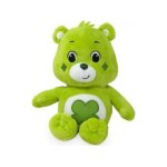 Peluche bisounours touchanceux vert avec trefle a quatre feuille 28 cm - peluche licence - doudou enfant ...