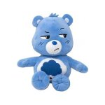 Peluche bisounours touronchon bleu avec nuage 44 cm - set doudou et 1 carte tigre - enfant - ours