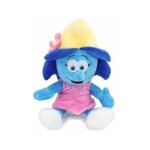 Peluche bouton d'or schtroumpfette 33 cm - set doudou enfant collection schtroumpf avec 1 carte tigre ...